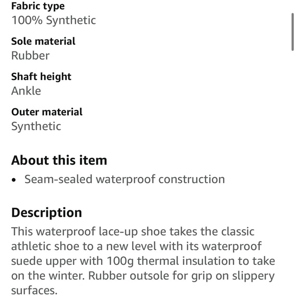 Sorel Cheyenne Metro Hi Top Waterproof Black & White Sneaker Boot Men’s Size 8 - Picture 16 of 16